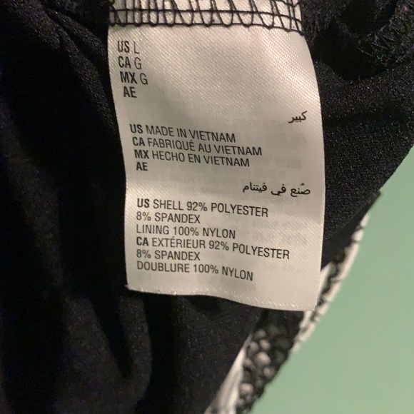 Textured Alfani Black and White Striped Tie-Waist Short-Sleeve Top - Picture 8 of 9